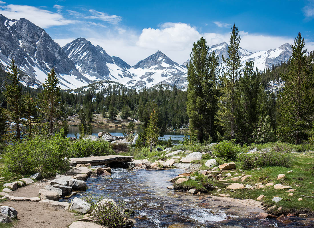 About Our Agency - Aerial View of Eastern Sierra Nevada Mountains in California